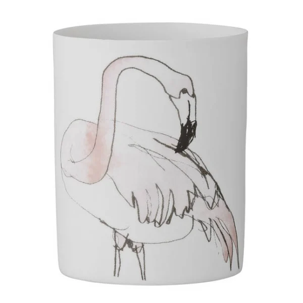Bloomingville Windlicht Flamingo Motiv groß