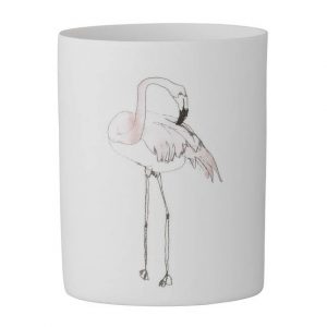 Bloomingville Windlicht Flamingo Motiv klein