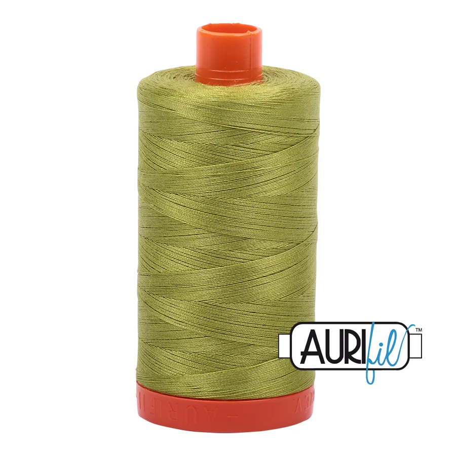 Baumwoll-Garn - Aurifil - 50wt/1300m - Light Leaf Green - 1147