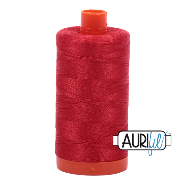 Baumwoll-Garn - Aurifil - 50wt/1300m - Lobster Red - MK50SP2265