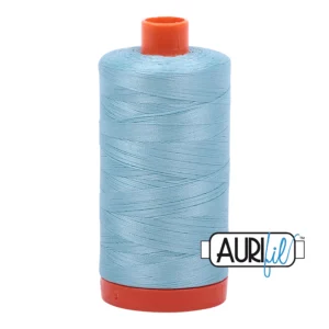 Baumwoll-Garn - Aurifil - 50wt/1300m - Light Grey Turquoise - MK50SP2805