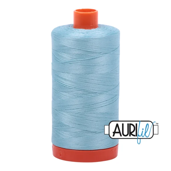 Baumwoll-Garn - Aurifil - 50wt/1300m - Light Grey Turquoise - MK50SP2805