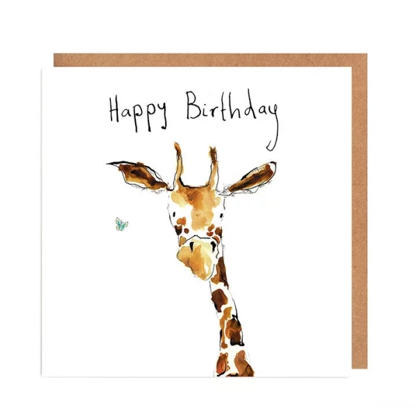 Grußkarte Giraffe"Abigail" - "Happy Birthday" - Catherine Rayner