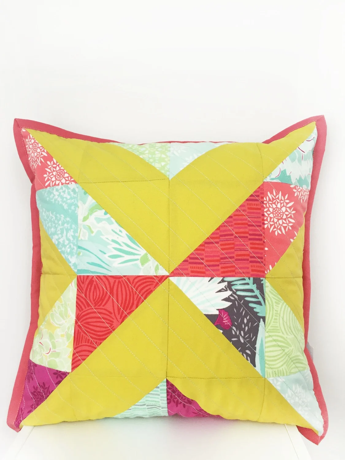 Patchwork Kissenhülle "Canyon Star"