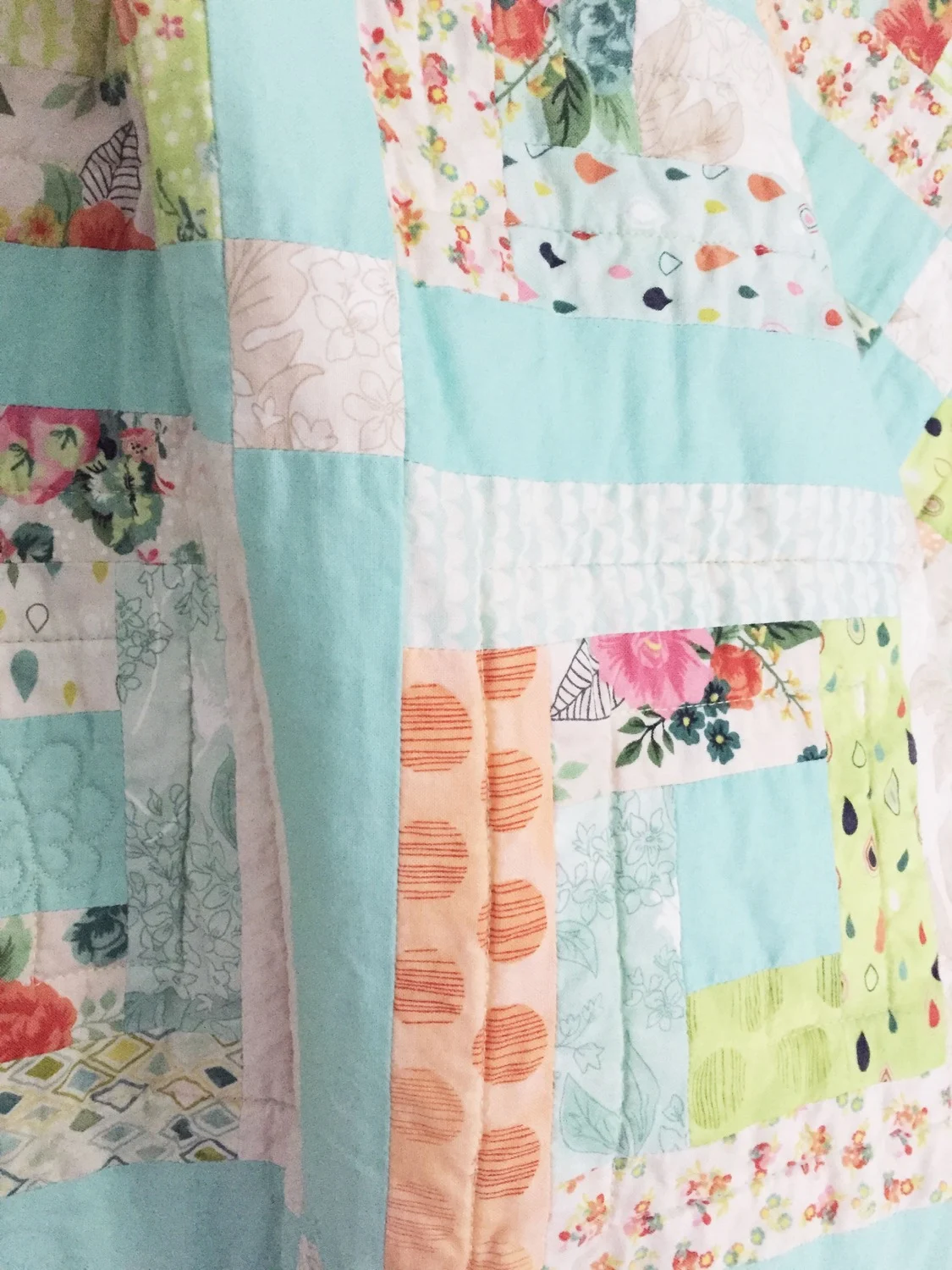 Log Cabin Fresh Cut Quilt