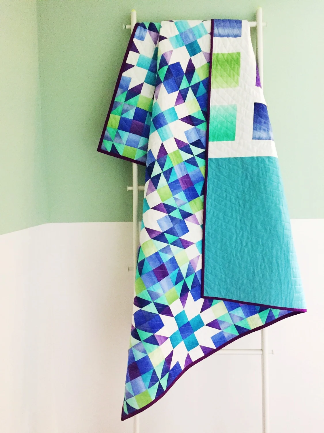 Quilt Patchwork-Decke "Color Crystal"