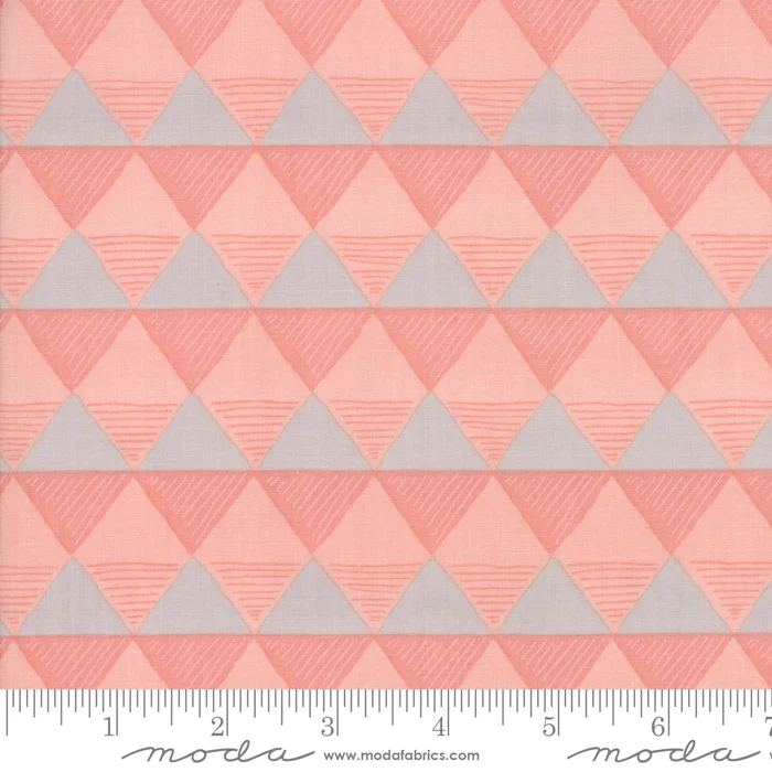 Moda - Twilight - Triangles Coral 36034 14