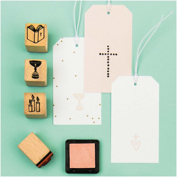 Paper Poetry Stempelset - Christliche Motive - Kommunion / Konfirmation / Taufe – Bild 3