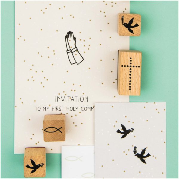 Paper Poetry Stempelset - Christliche Motive - Kommunion / Konfirmation / Taufe – Bild 2