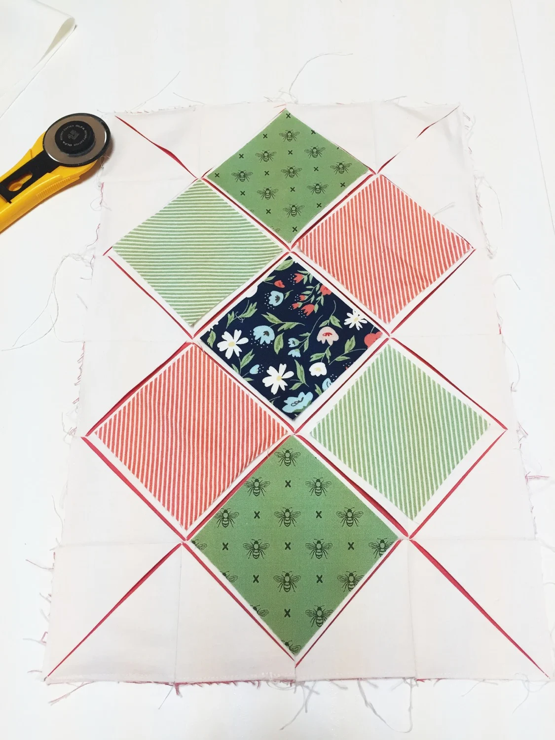 Cathedral Window Patchwork Block Tutorial