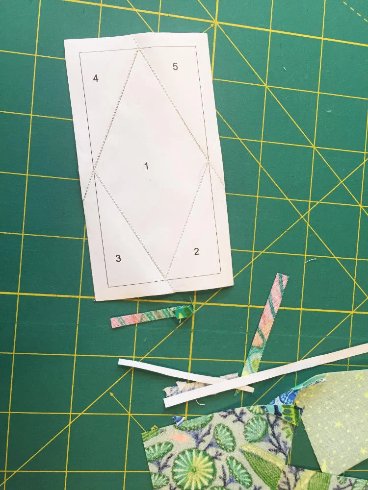 Foundation Paper Piecing Anleitung Foundation Paper Piecing Anleitung
