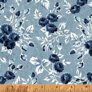 Windham - Gina - Floral Chambray 50923-3