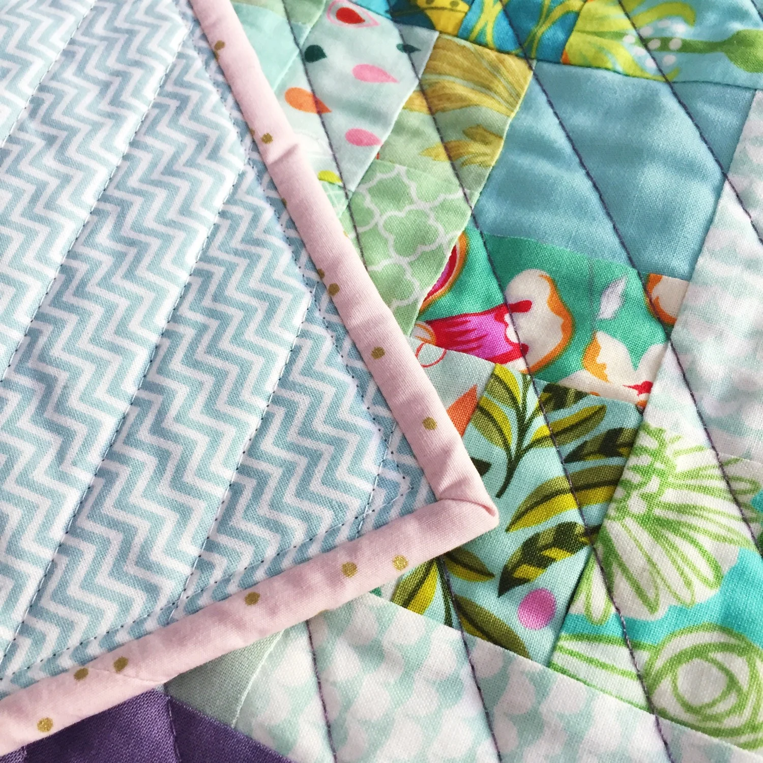 Patchwork / Quilt - Einfassband nähen