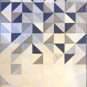 Quilt - Patchwork-Decke - "Blue Sky" - Moda Fabrics, ArtGallery, FreeSpirit