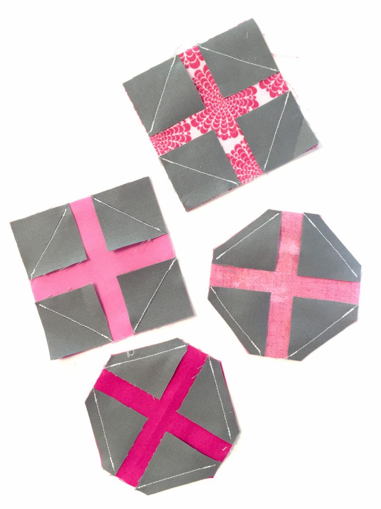Tutorial Patchwork-Block "Schneeball"