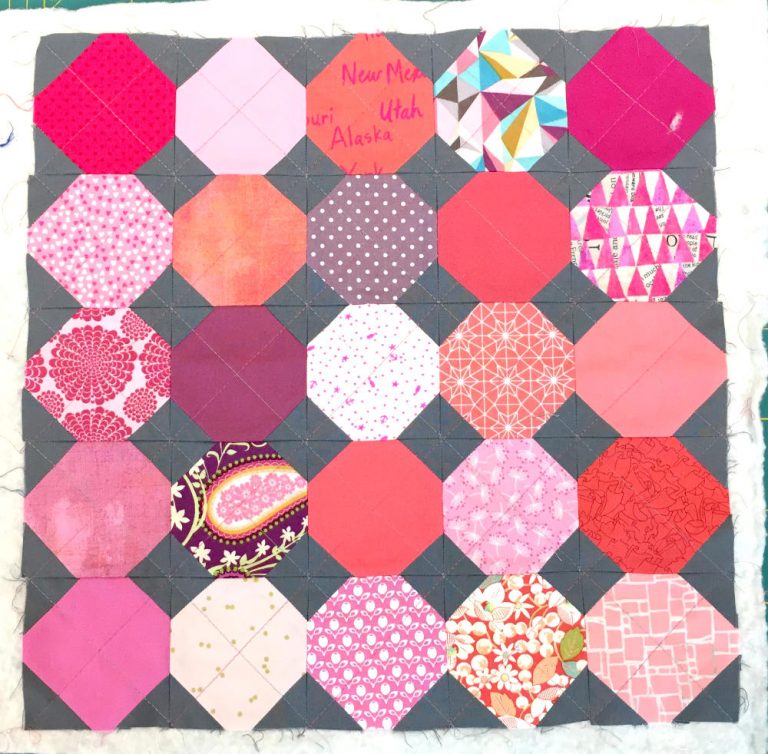 Tutorial Patchwork-Block "Schneeball"