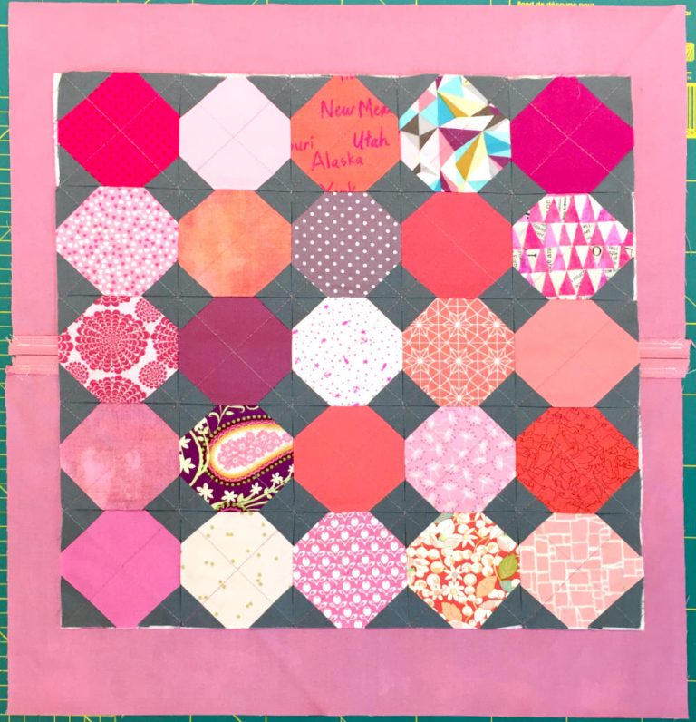 Tutorial Patchwork-Block "Schneeball"