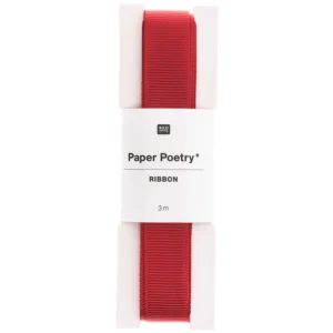 Paper Poetry Ripsband rot 3 m x 16 mm