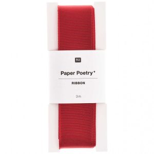 Paper Poetry Ripsband rot 3 m x 25 mm - 99001.91.08