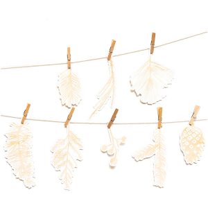 Paper Poetry - Papier-Anhänger "Nostalgic Christmas" - Zweige & Zapfen - 24 Stück - 99001.80.18