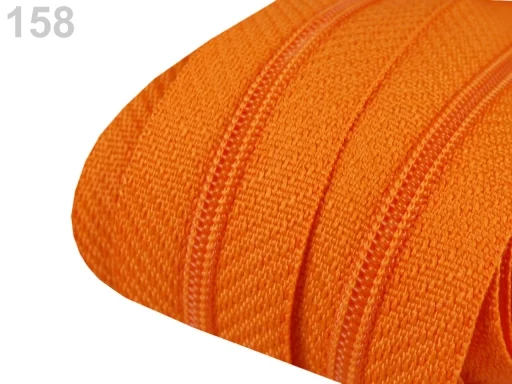 Endlos-Reißverschluß 3 mm - Orange