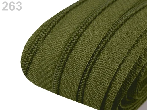 Endlos-Reißverschluß 3 mm - Avocado