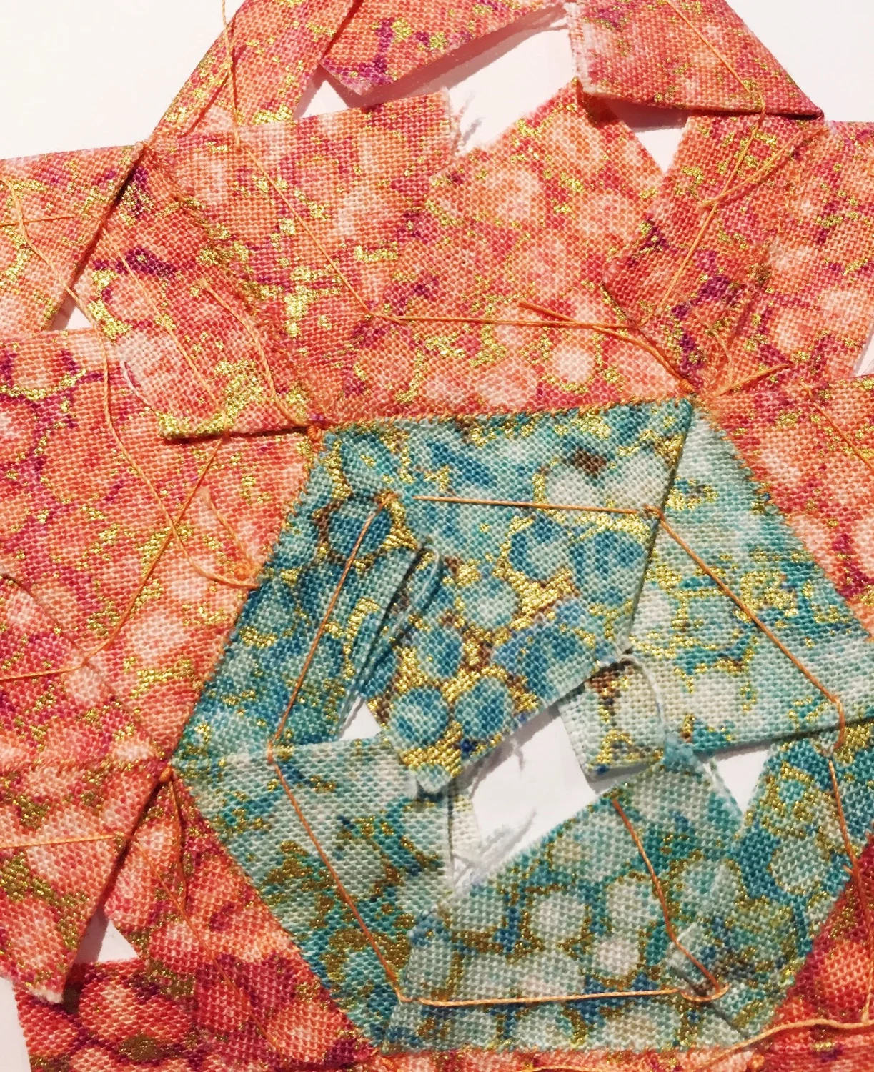 English Paper Piecing Anleitung - Patchwork mit der Hand nähen