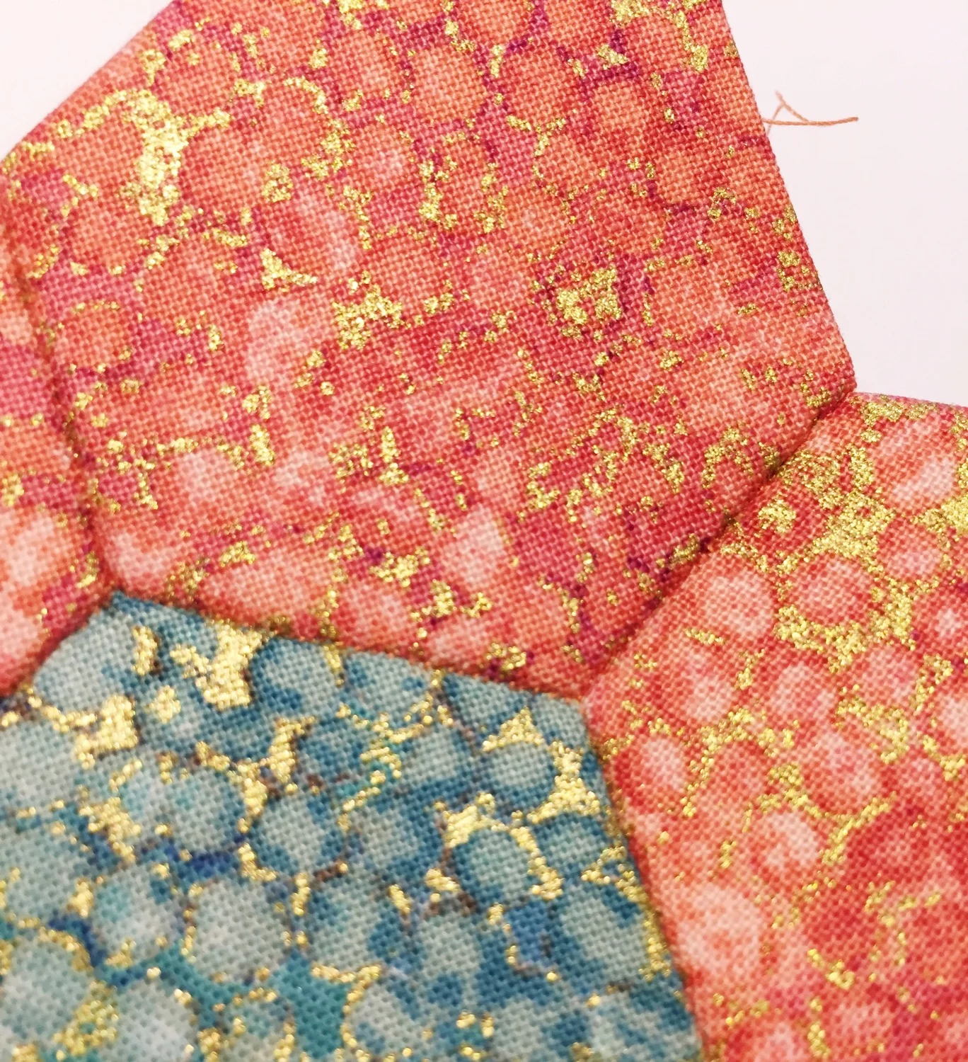 English Paper Piecing Anleitung - Patchwork mit der Hand nähen