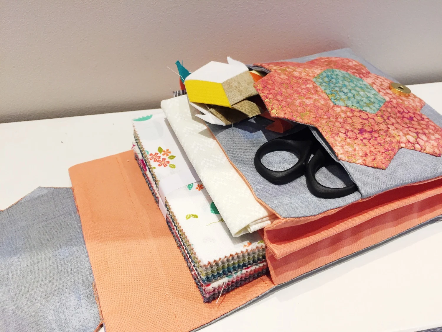 English Paper Piecing Anleitung - Patchwork mit der Hand nähen