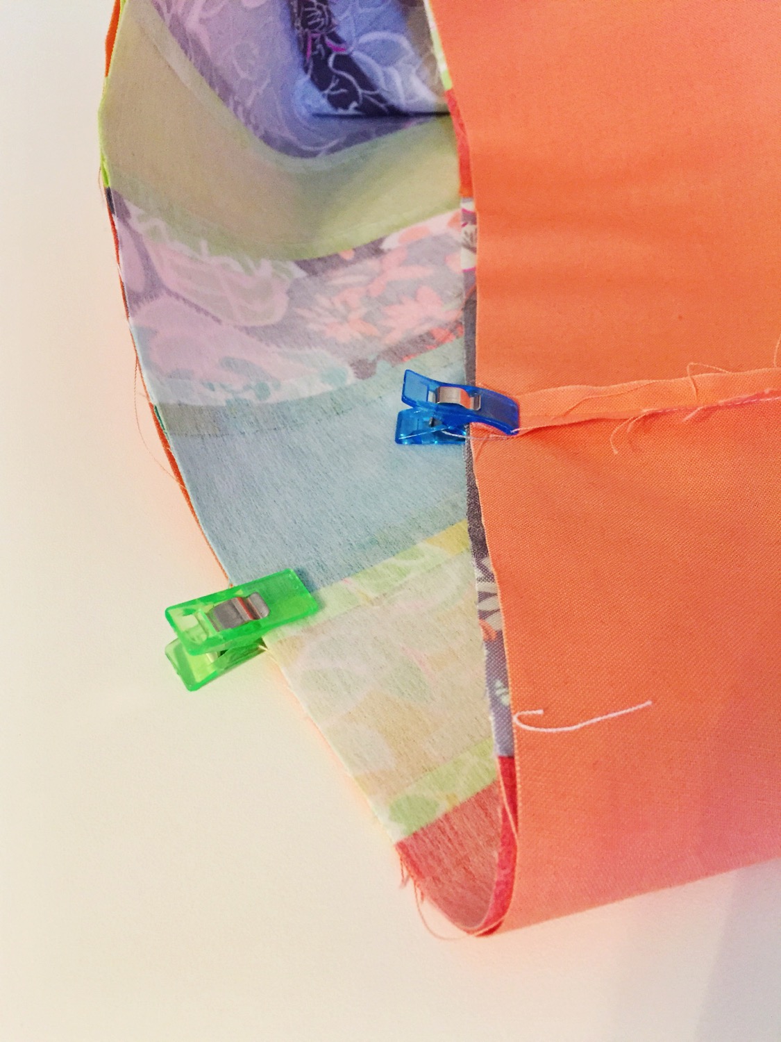 2-in-1 Shopper "Clementine" mit Täschchen - Nähanleitung