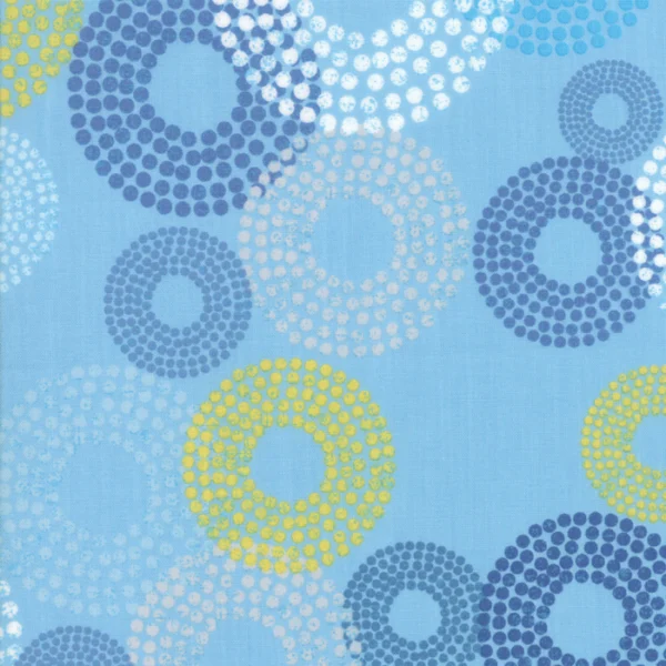 Moda - Breeze - Dottie Circles Azur - 1690-13