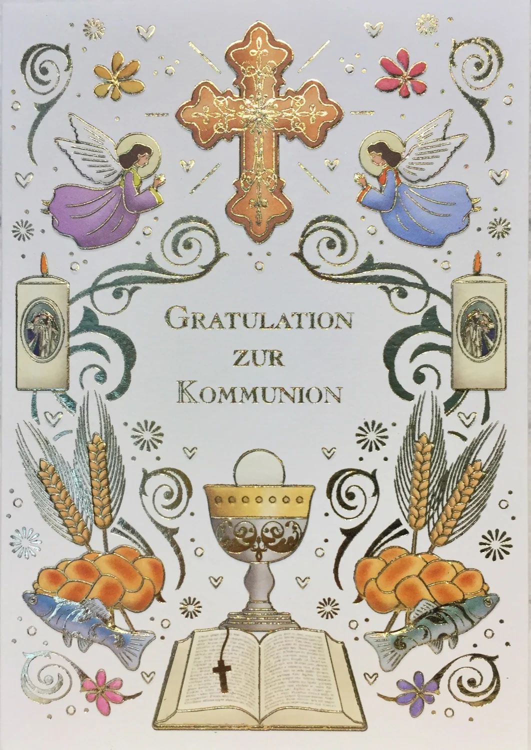Grußkarte - Quire - Gratulation zur Kommunion - 4090