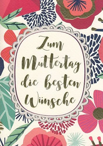 Grußkarte - Taurus - Laura Darrington - Zum Muttertag die besten Wünsche