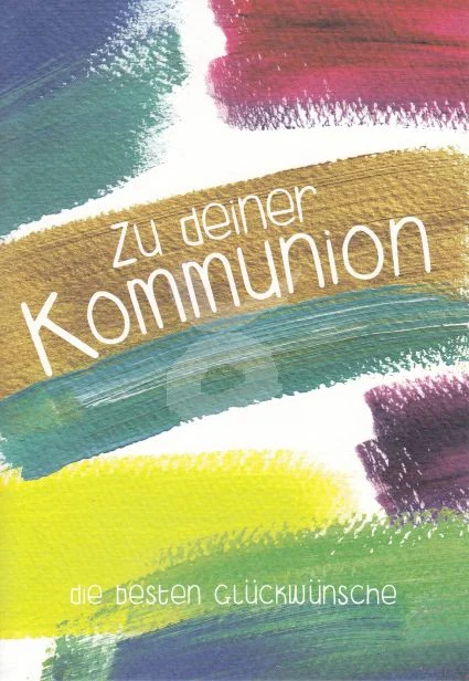 Trauerkarte - Taurus - Zu deiner Kommunion die besten Glückwünsche