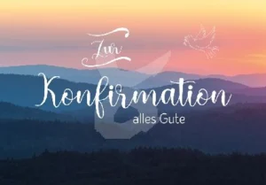 Trauerkarte - Taurus - Zur Konfirmation alles Gute