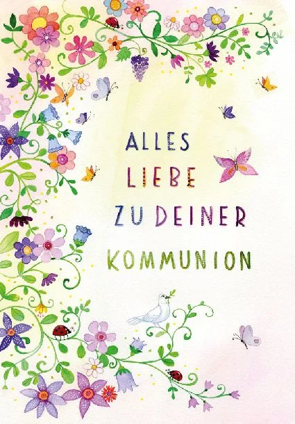 Trauerkarte - Taurus - Alles Liebe zu deiner Kommunion