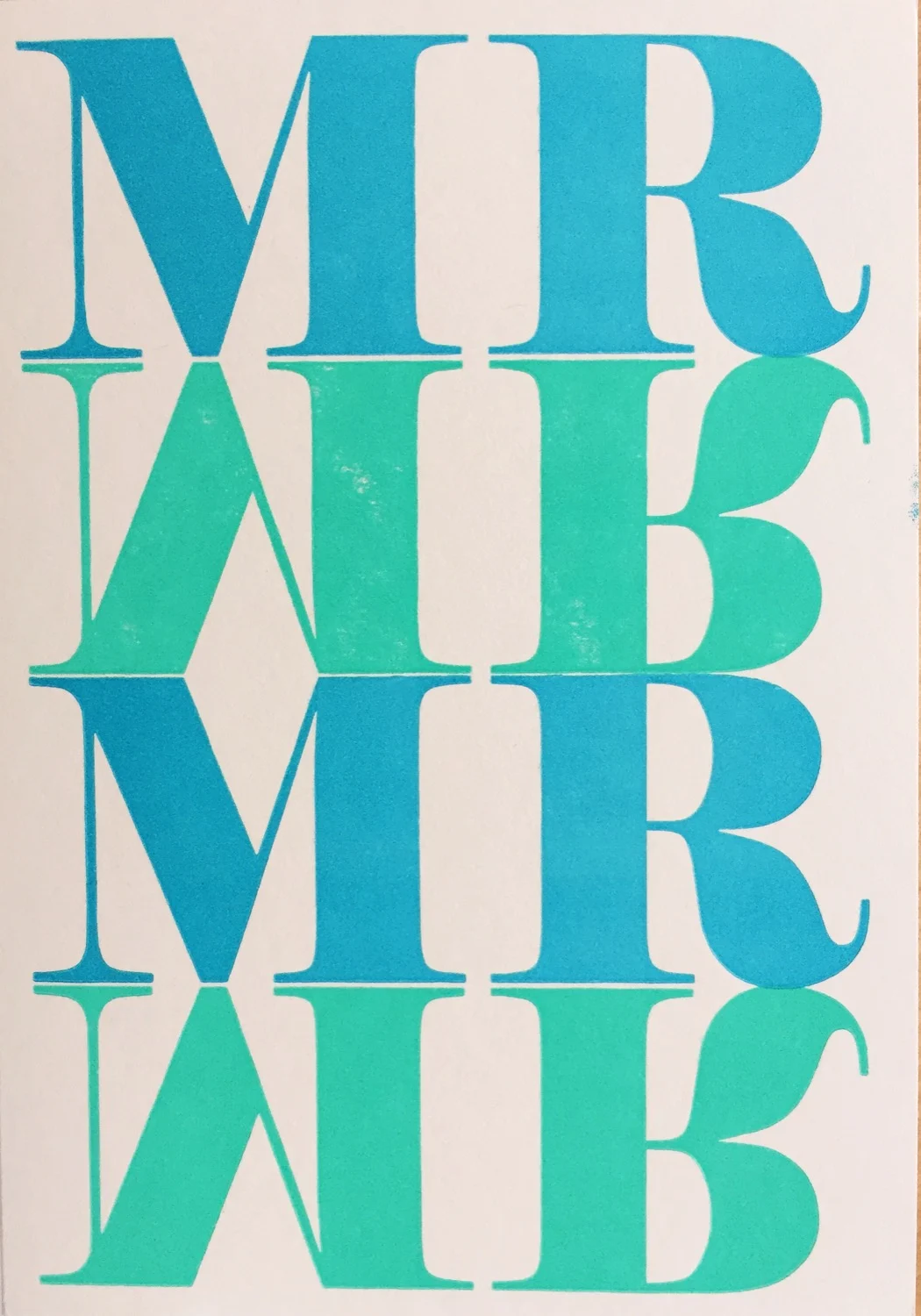 Grußkarte - 1973 - Mr Mr