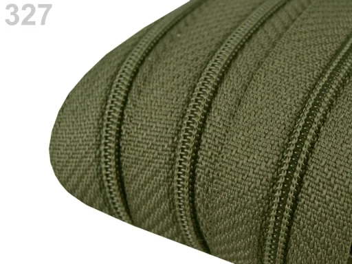Endlos-Reißverschluß 3 mm - Olive