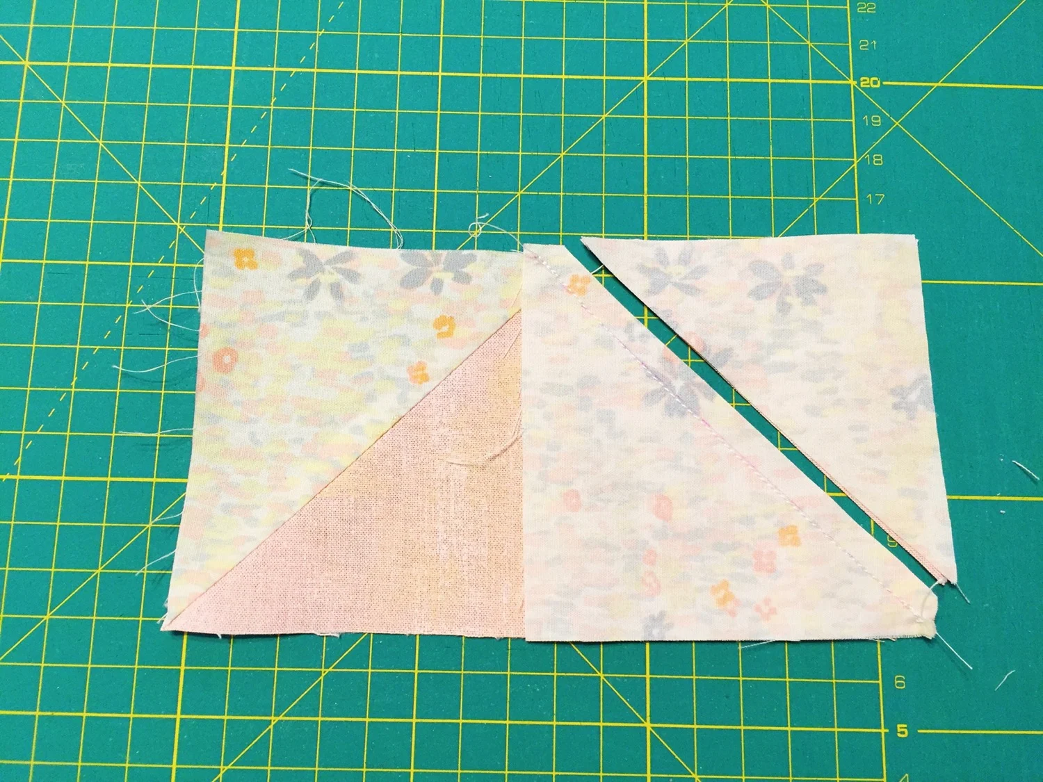 Flying Geese Patchwork Block nähen