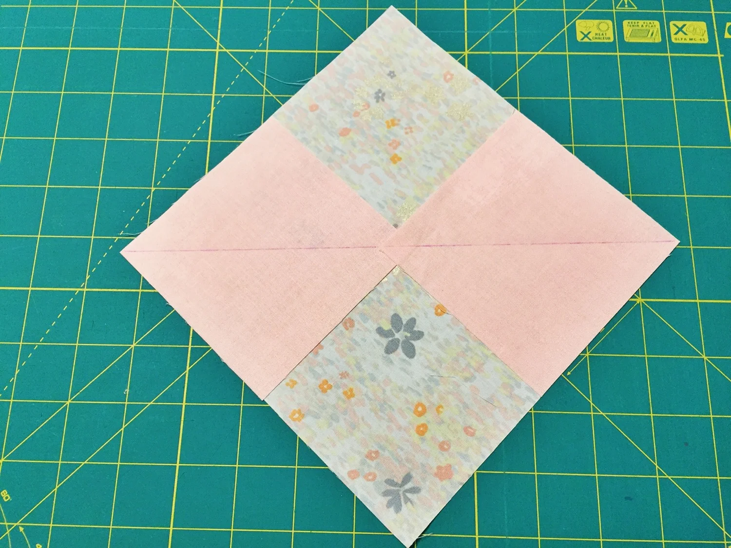 Flying Geese Patchwork Block nähen