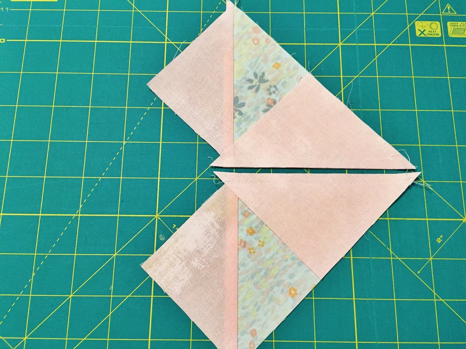 Flying Geese Patchwork Block nähen