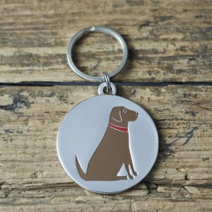 Sweet William - Dog Tag - Schlüsselanhänger - Hundemarke - Brauner Labrador