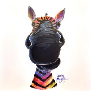 Druck - Shirley MacArthur - Zebra
