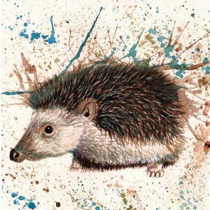 Druck - Katherine Williams - Splatter Hedgehog - A4