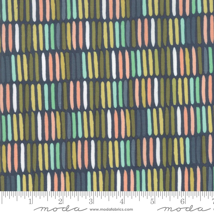 Moda - Goldenrod - Paintbrush Navy - 36052 12