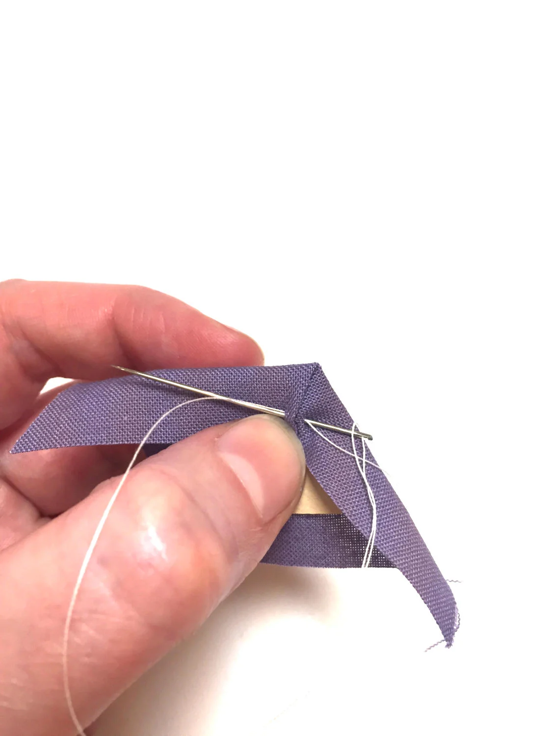 English Paper Piecing Anleitung Teil 2 - Mini Wandquilt aus Rauten