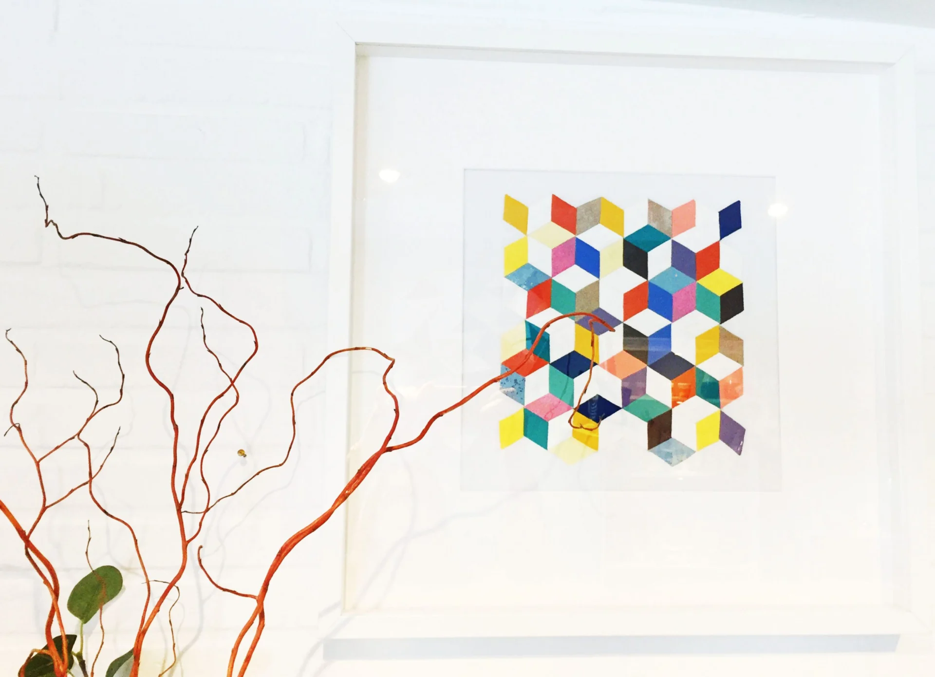 English Paper Piecing Anleitung Teil 2 - Mini Wandquilt aus Rauten