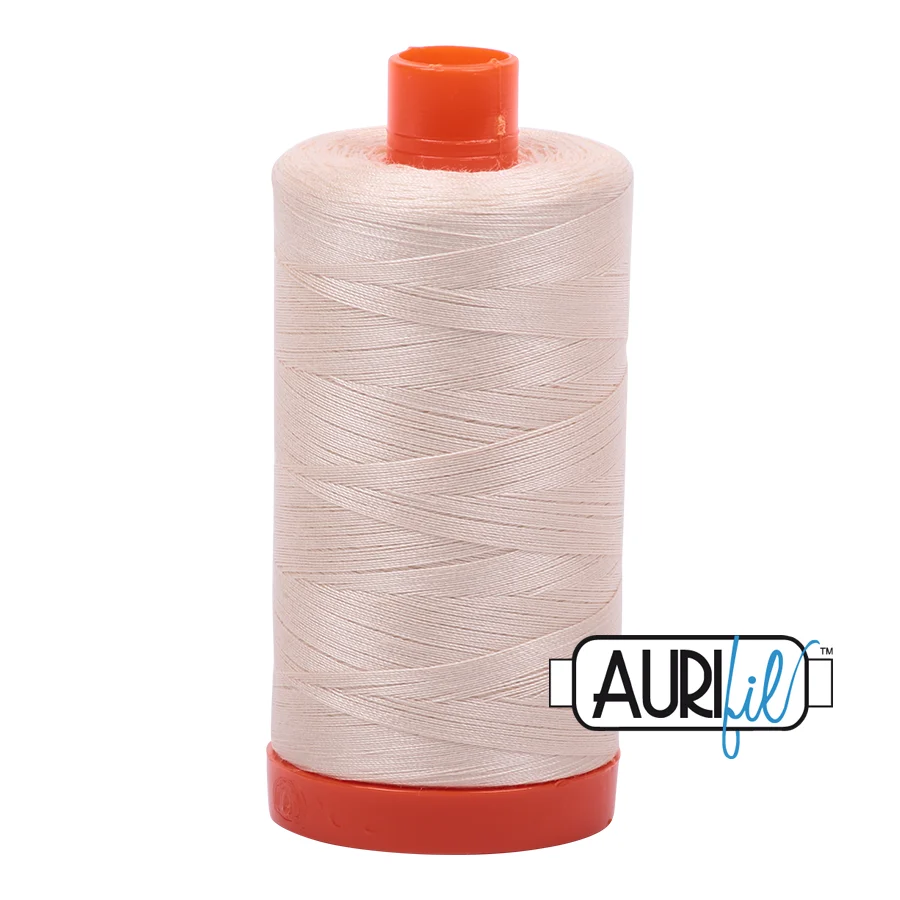 Baumwoll-Garn - Aurifil - 50wt/1300m - Light Sand - MK50SP2000