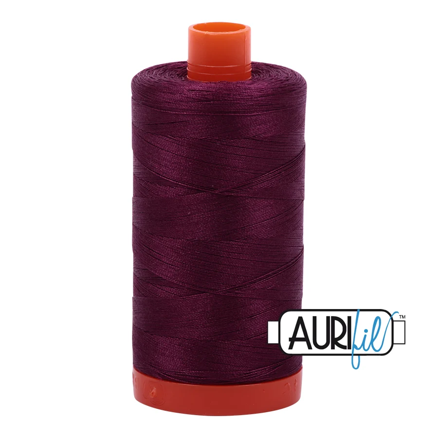 Baumwoll-Garn - Aurifil - 50wt/1300m - Plum - MK50SP4030
