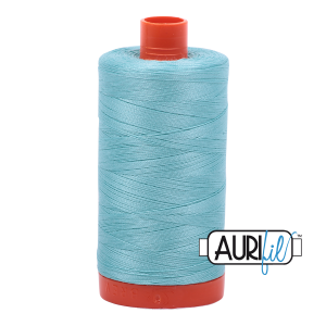 Baumwoll-Garn - Aurifil - 50wt/1300m - Light Turquoise - MK50SP5006